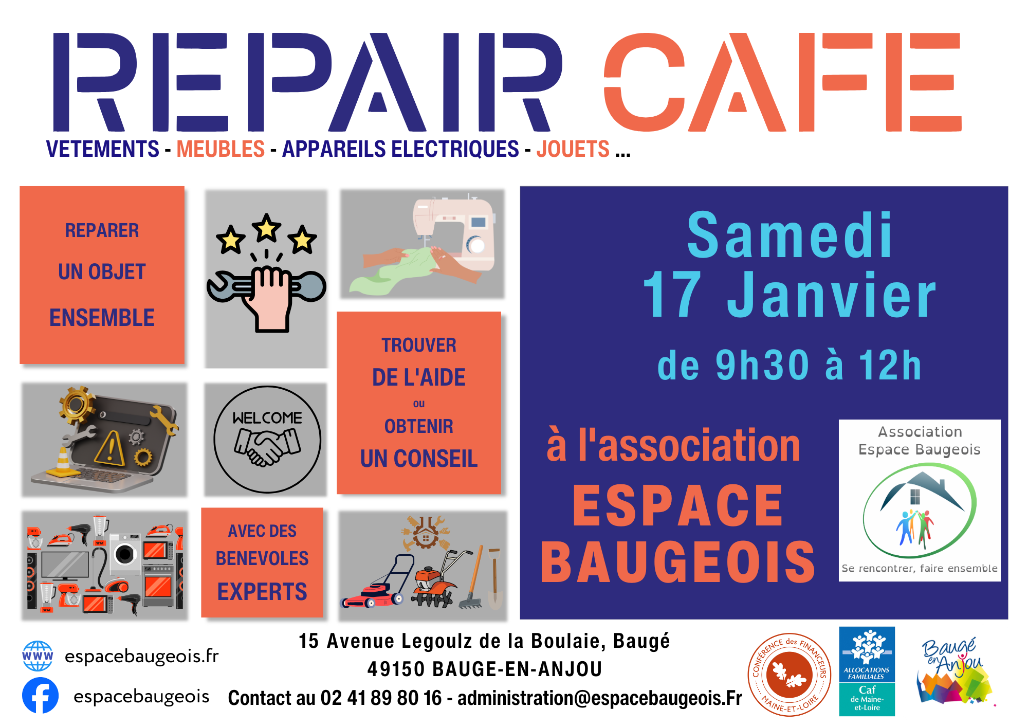 Repair Café du mois de décembre