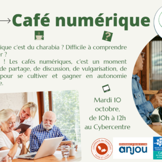 Café numérique, mardi 10 octobre 2023