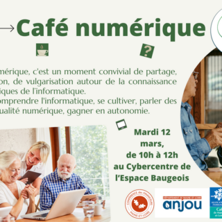 Café Numérique, mardi 12 mars 2024