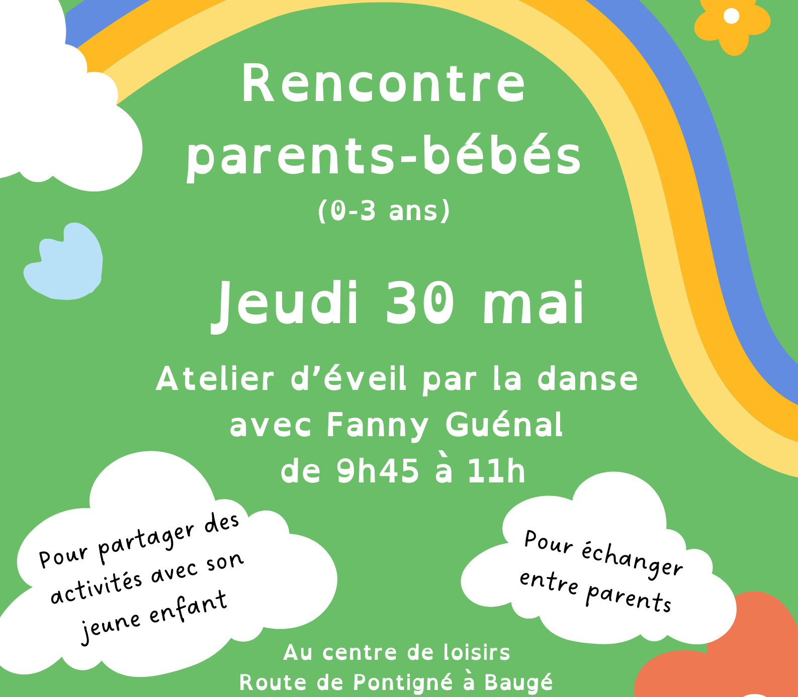 Rencontres parents-bébés, Association Espace Baugeois