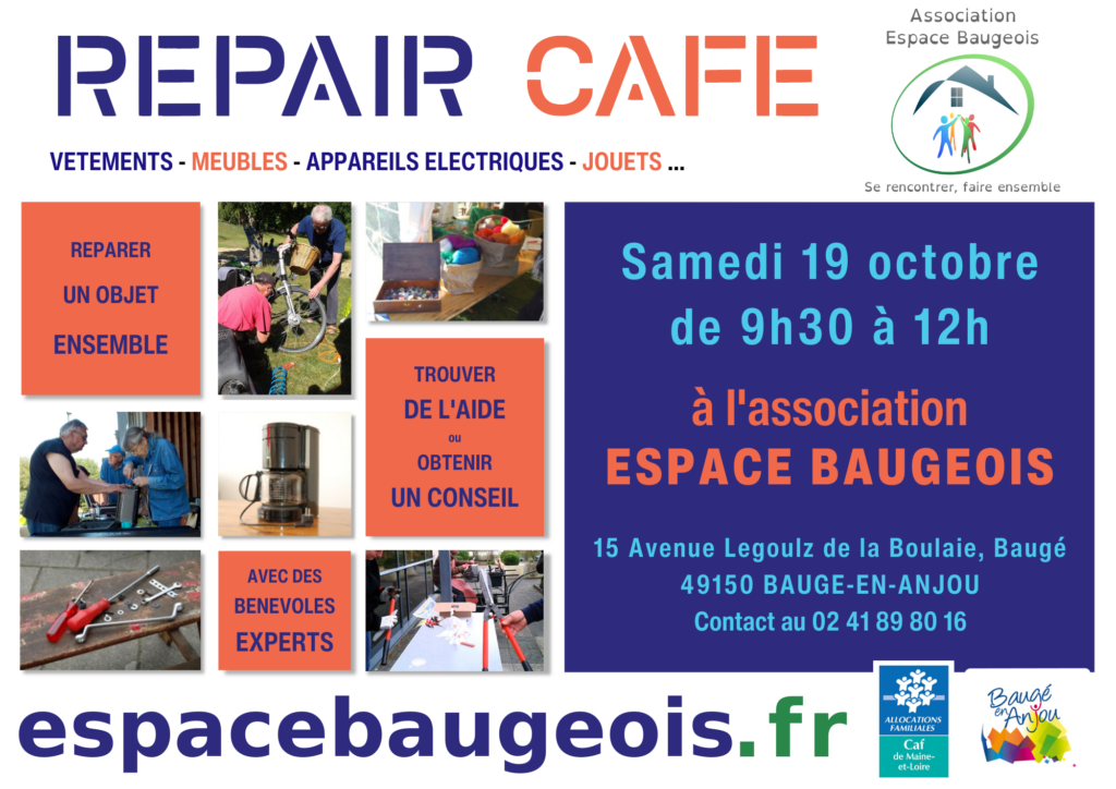 Repair Café d'octobre 2024