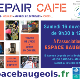 Repair Café, novembre 2024