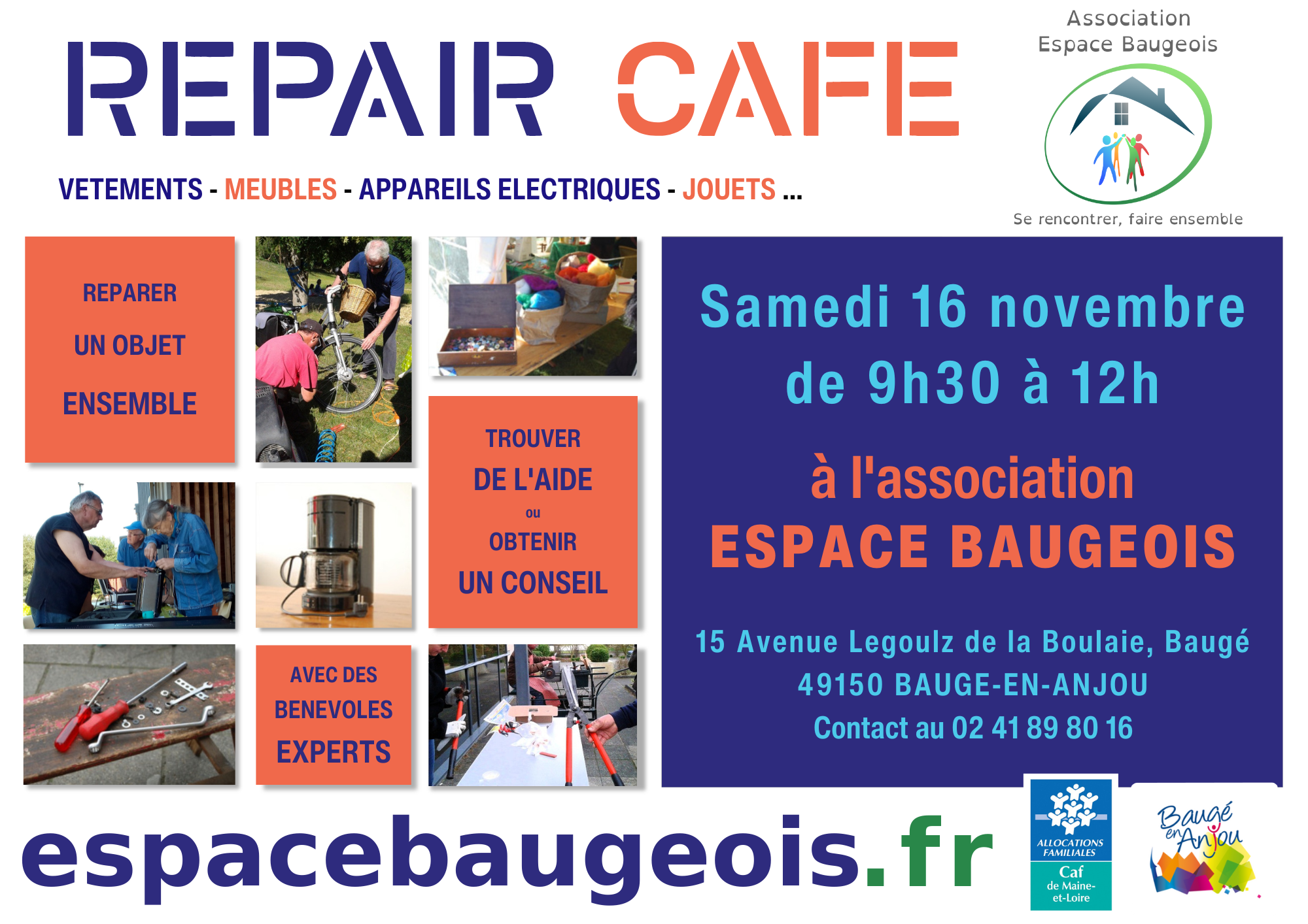 Repair Café, octobre 2024