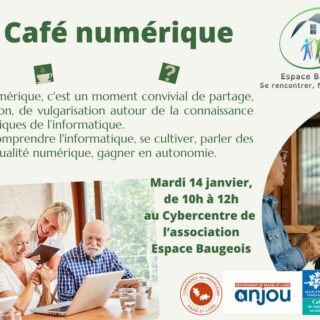 Café numérique, mardi 14 janvier 2025