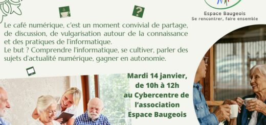 Café numérique, mardi 14 janvier 2025