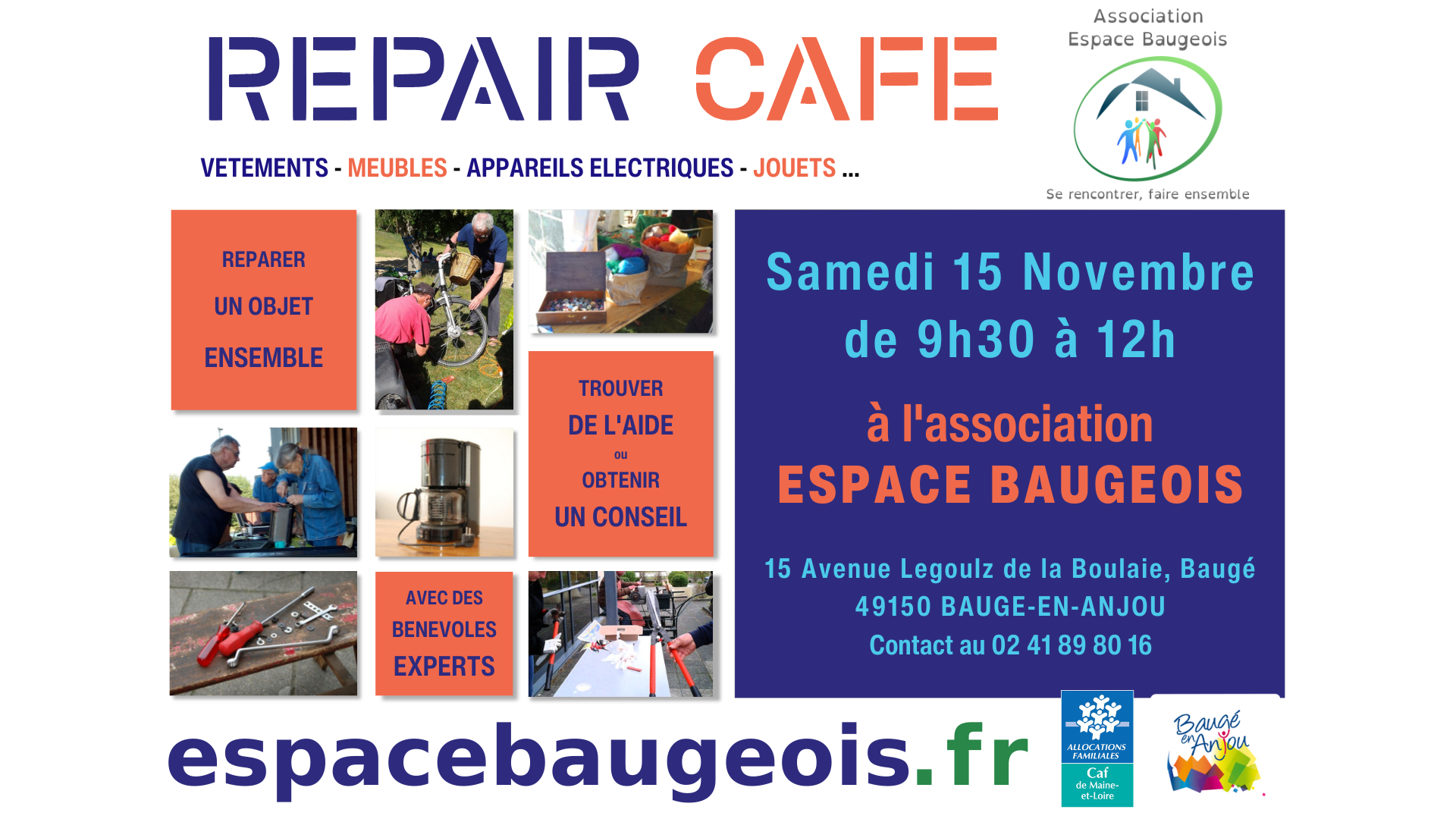 Repair Café du mois de décembre