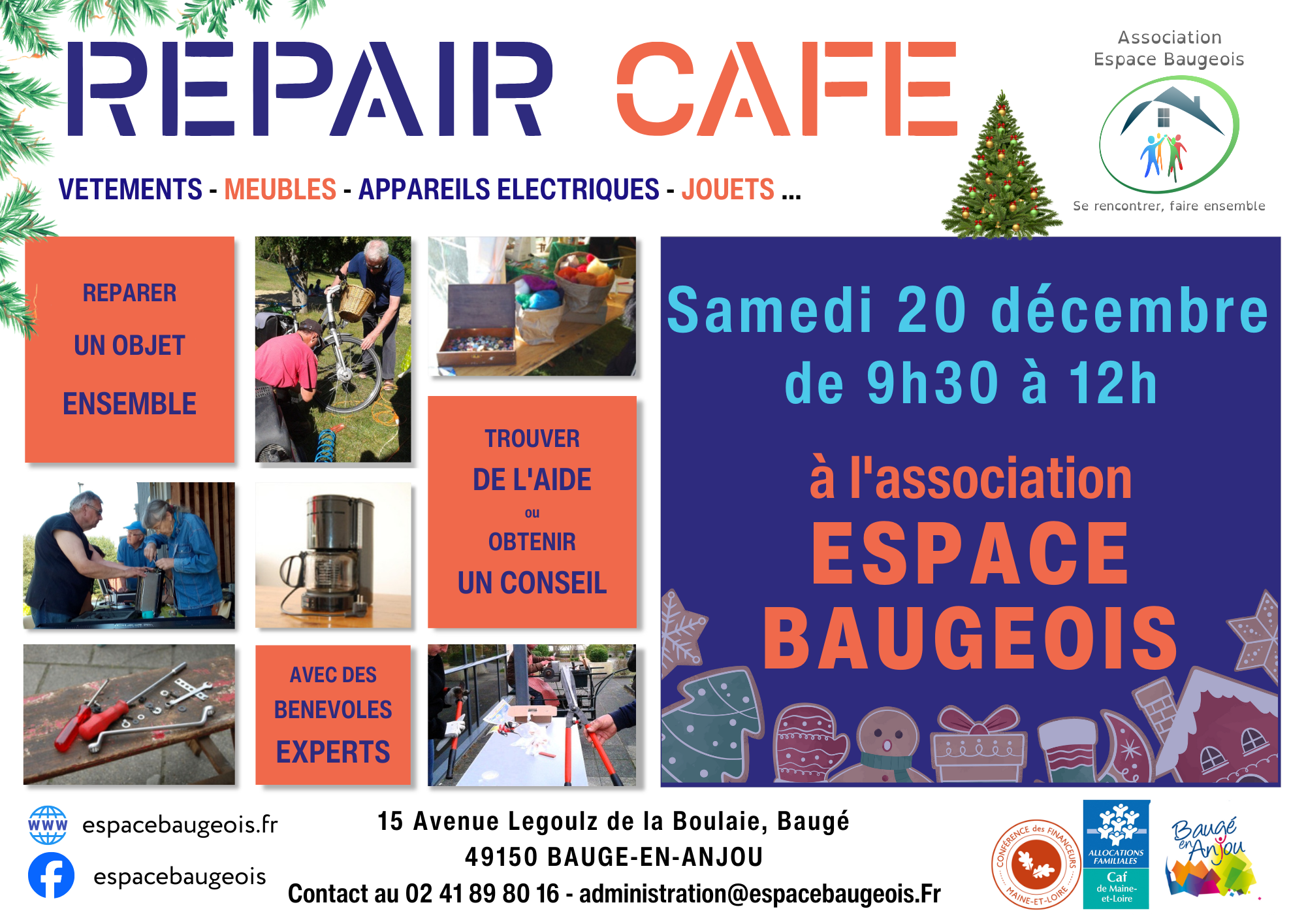 Repair Café du mois de décembre