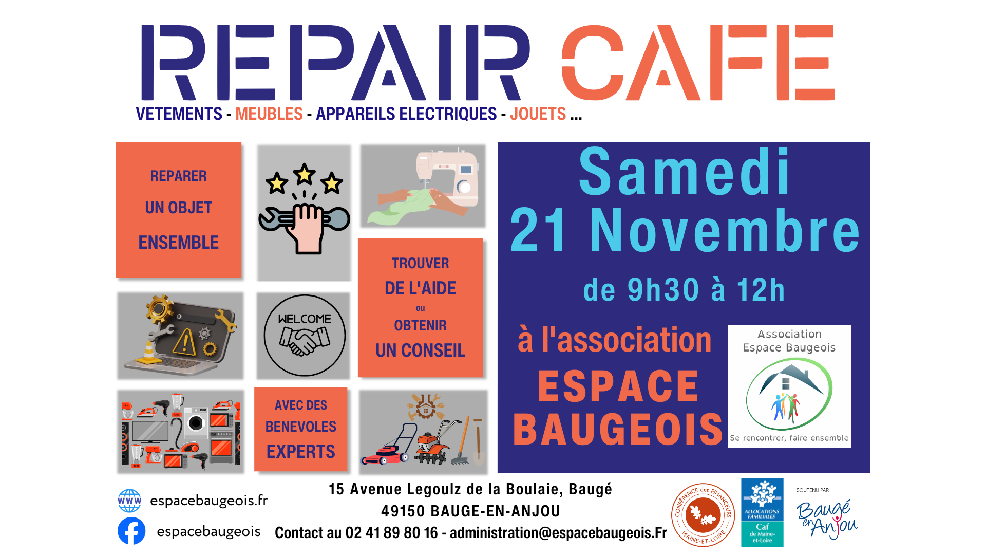 Repair Café du mois de décembre